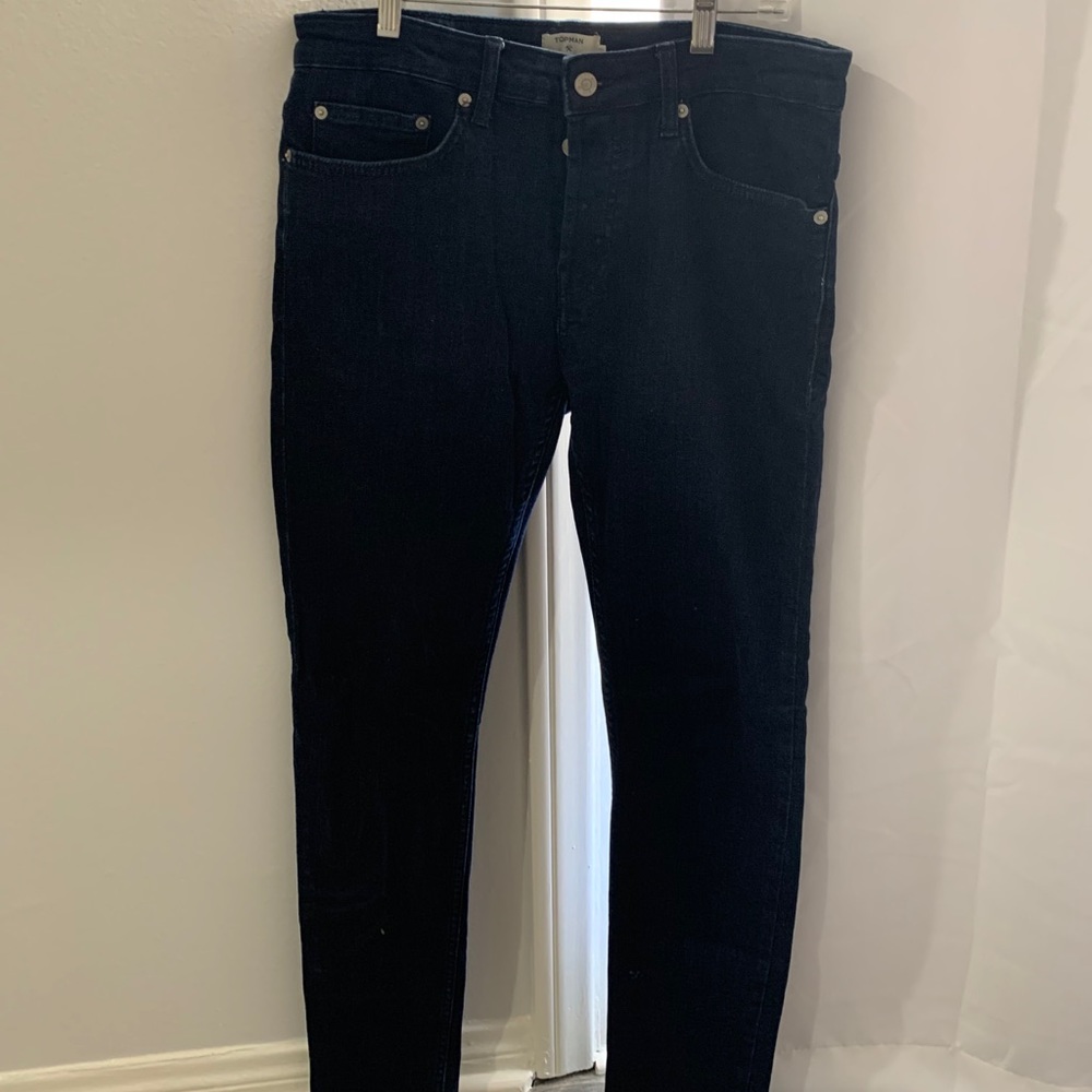 Top man dark jeans